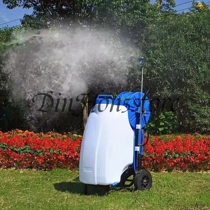 Orchard Greenhouse Spray Truck 45L Hand Push Electric Model, High-efficiency Agricultural Machine