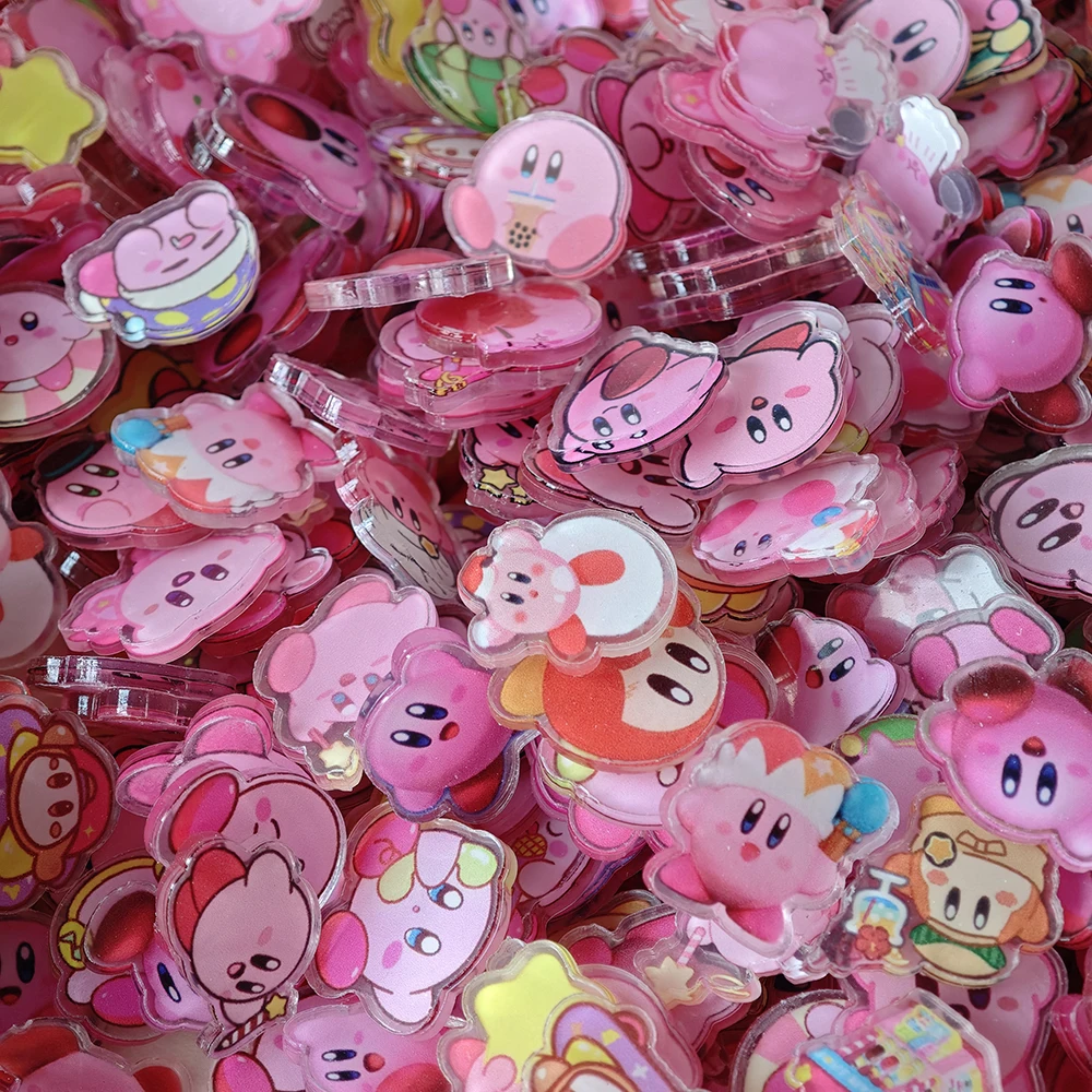 Anime Cosplay Images - 50pcs/set Anime Kirby Resin DIY Accessories