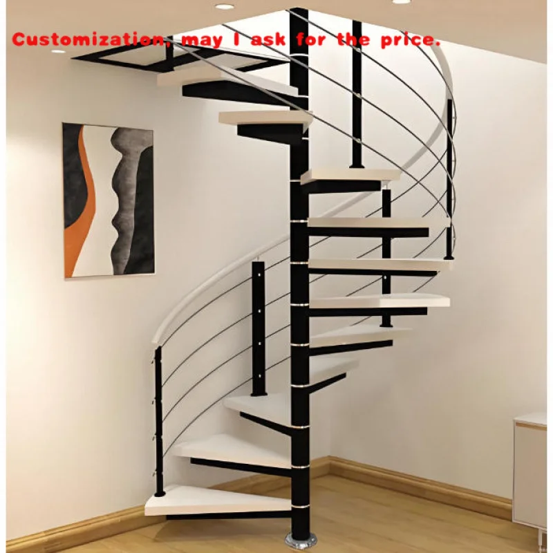 

custom.2525 Best-selling Modern Metal Rotating Staircase-Durable Simple Assembly Indoor Use