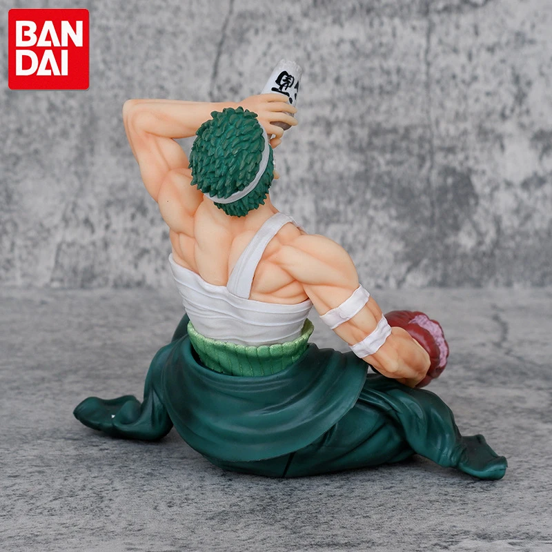 15cm One Piece Zoro Figure GK Injured Drinking Roronoa Zoro Anime Action Figure PVC Statue Model Doll Toys Kid Birthday Gifts