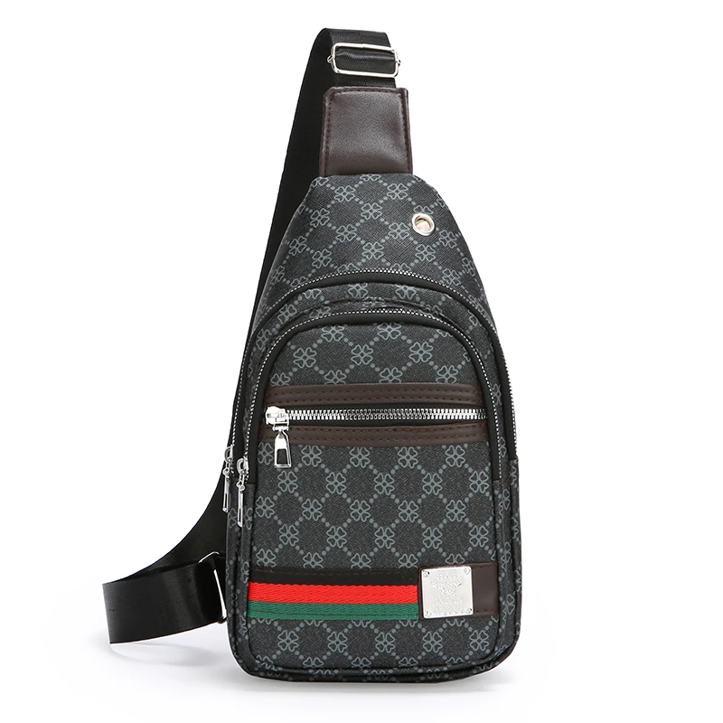 حقيبة كتف عصرية للرجال - حقيبة كروس من جلد البولي يوريثان للهاتف والمحفظة والأساسيات |   سفر خفيف الوزن وغير رسمي