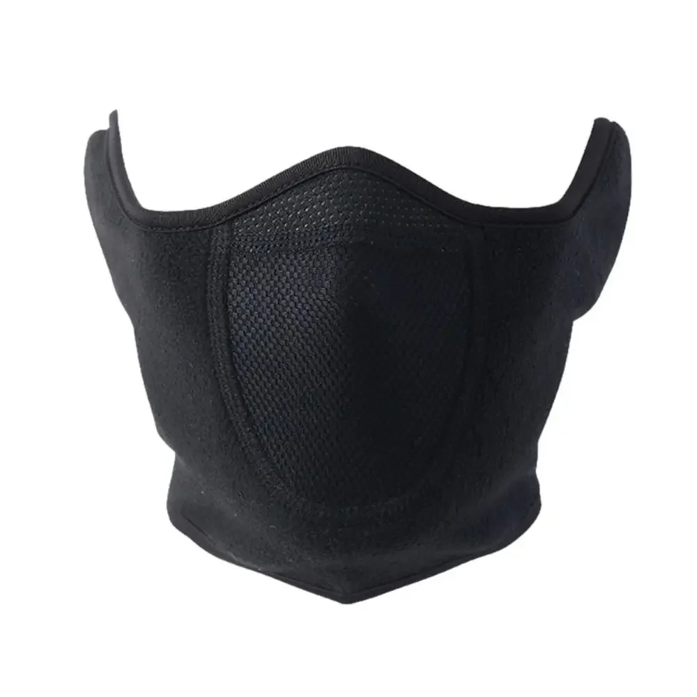 Winter Balaclava Fleece Warmer Motorcycle Face Mask Breathable Half Ski Mask Scarf Motorbike Cycling Bicycle Biker Mask