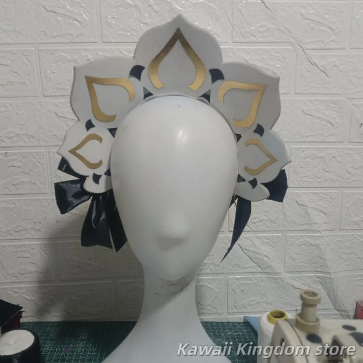 

Genshin Impact Fatui Harbingers Marionette Sandrone Anime Cosplay Halloween Hair Accessory Headwear Hair Accessory Prop