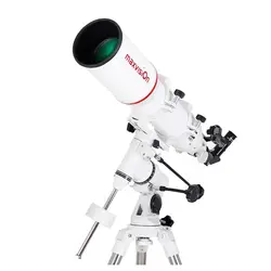 Maxvision 102EQ refrakcyjny teleskop równikowy 102/660mm EXOS-Nano-Instrument równikowy 1,25 cala stojak ze stali nierdzewnej