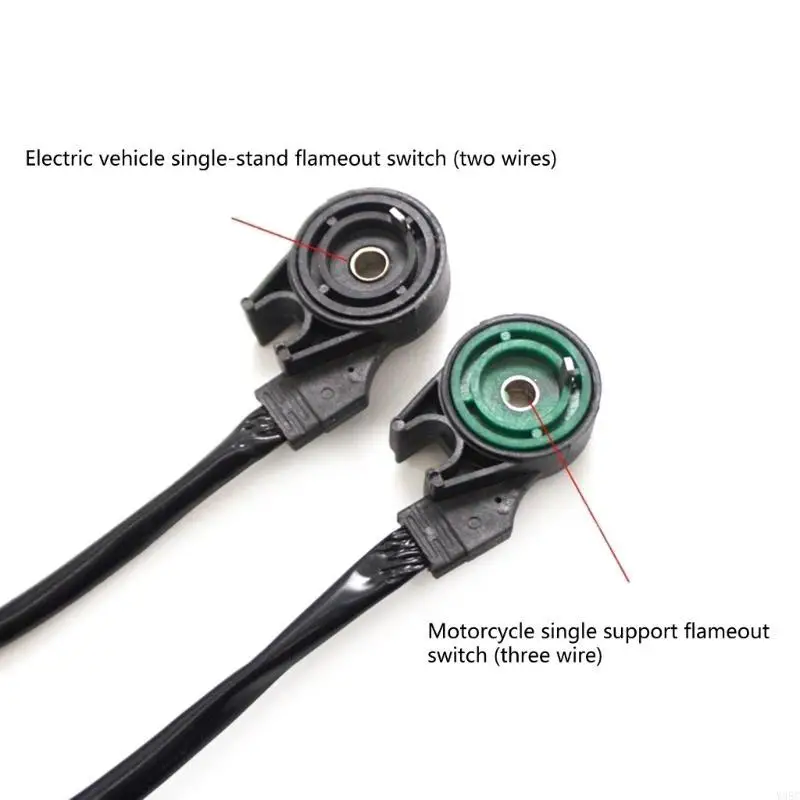 Imagen 5: Interruptor soporte lateral pierna lateral Interruptor llamas Motocicletas Accesorios