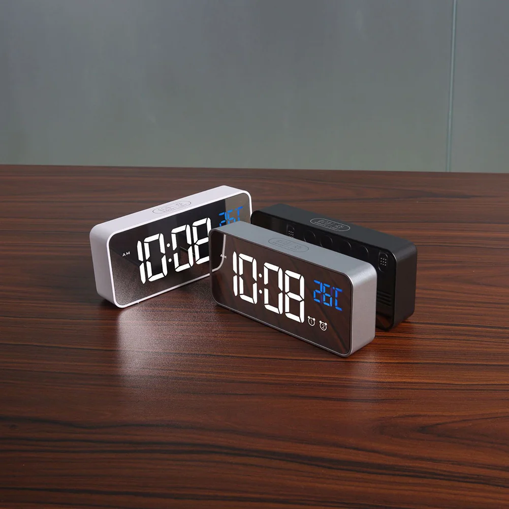 

Practical Alarm Clock Indoor Thermometer with Temperature Display Home Electronic