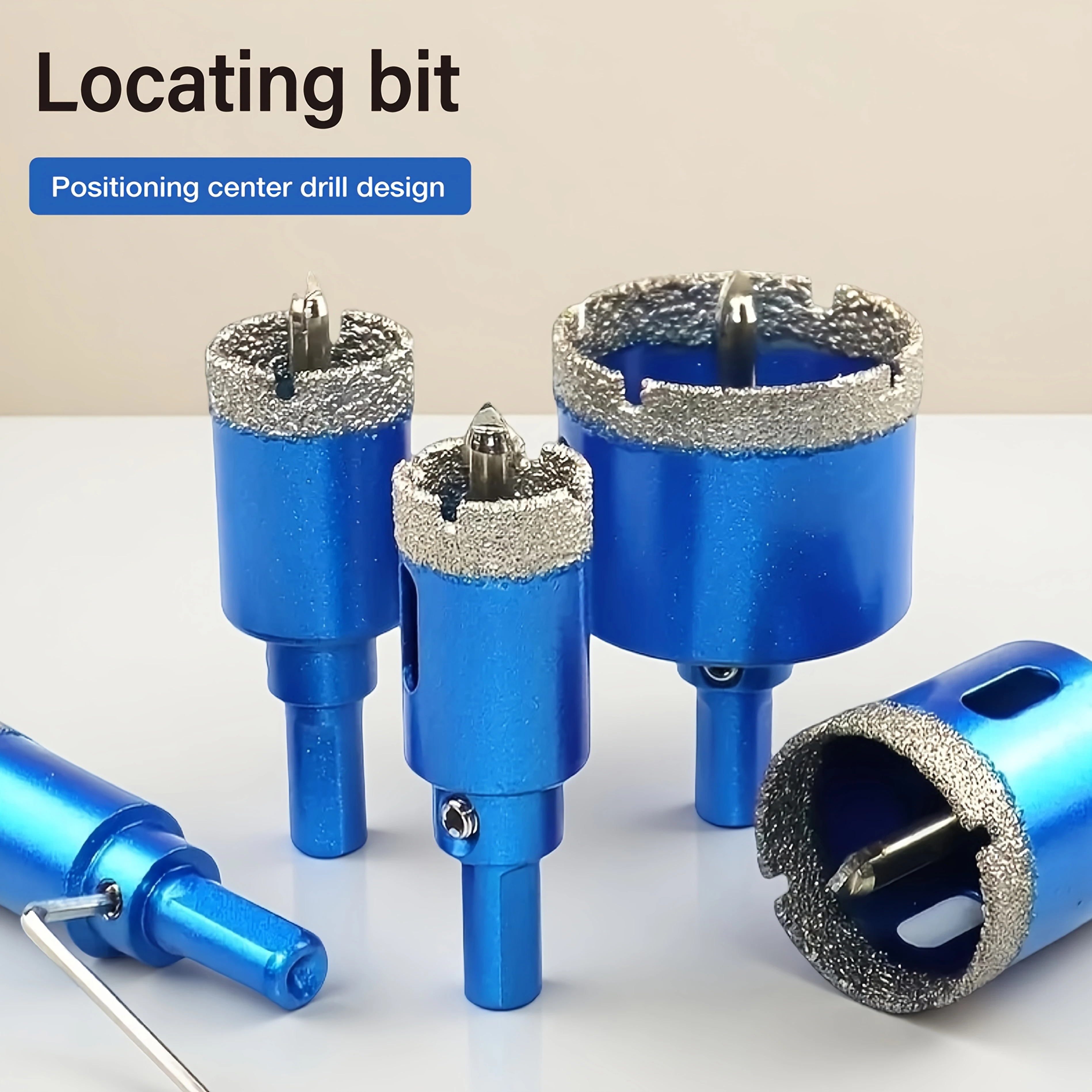 5/1PCS Brazing Drill Bits 20/25/40/45/50mm Hole Saws Brazed Dry Drilling Tool Specifically For Marble Full Tiles And Rock Slabs