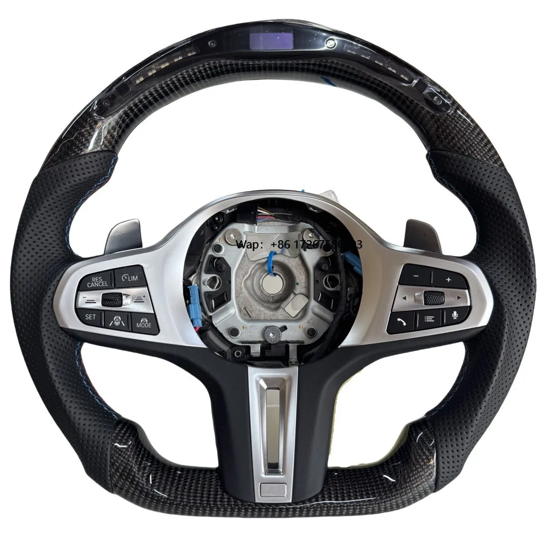 

Carbon Fiber Steering Wheel for G20 G28 G30 G80 Supports Customization LED Display Steering Wheel