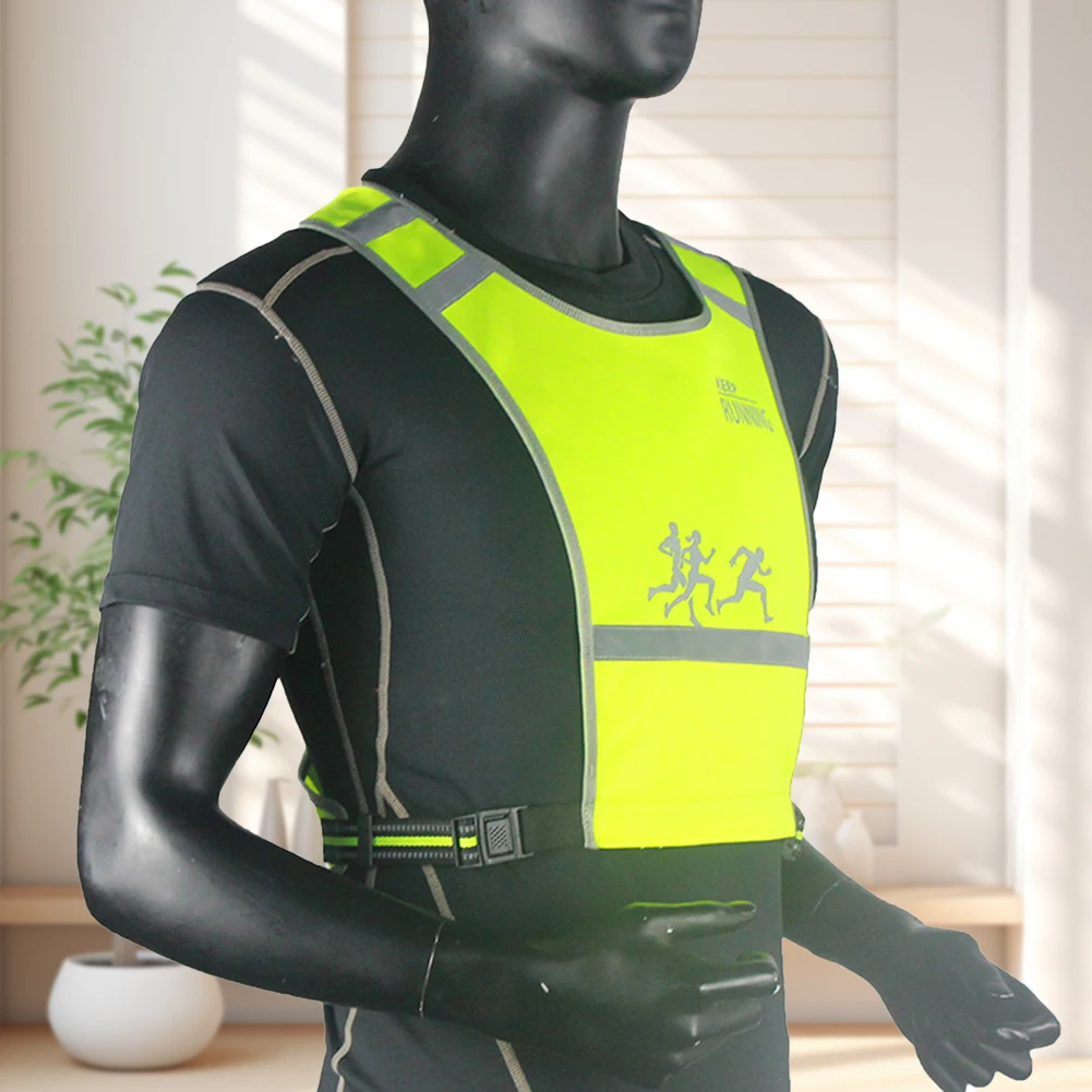 Safety Vest For Sports Thin Type Night Cycling Safety Vest For Runners Night Walking