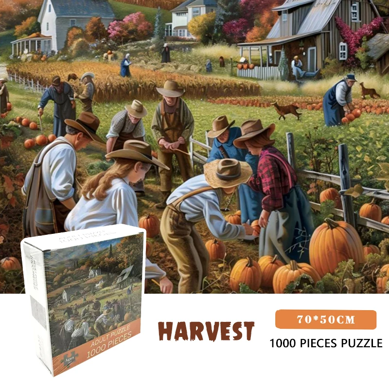 

Пазл бумажный для взрослых, 70 х50 см, 1000 шт.