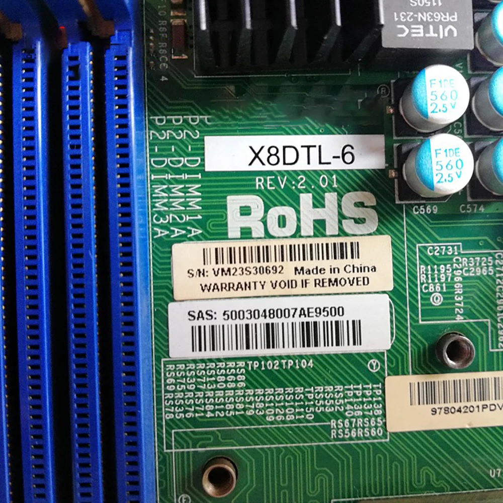 Perfect job X8DTL-6 Server board DDR3 SATA2 PCI-E 2.0