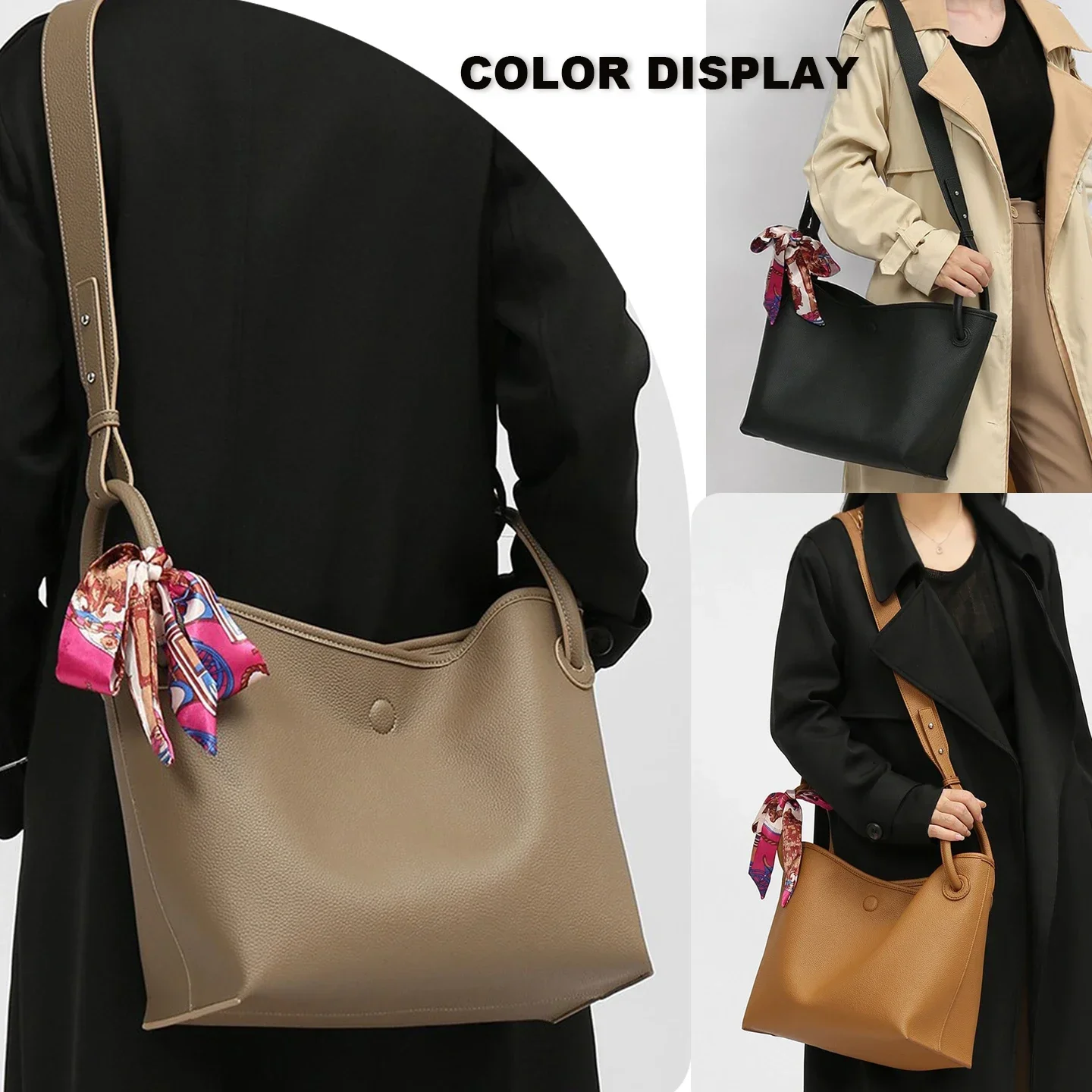 ライトラグジュアリー ハイエンド レディース トートバッグ  - Luxury Bags With Zipper のレビューと価格