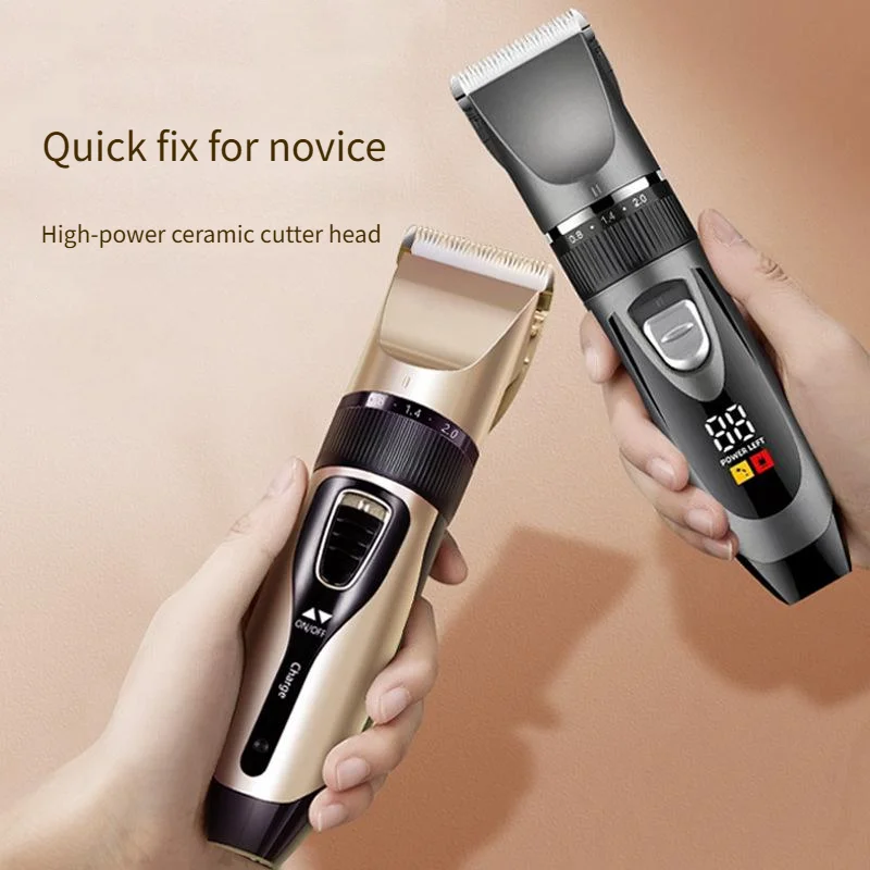 220-Professional Electric Hair Clippers for Men - Bald Head Shaving Tool