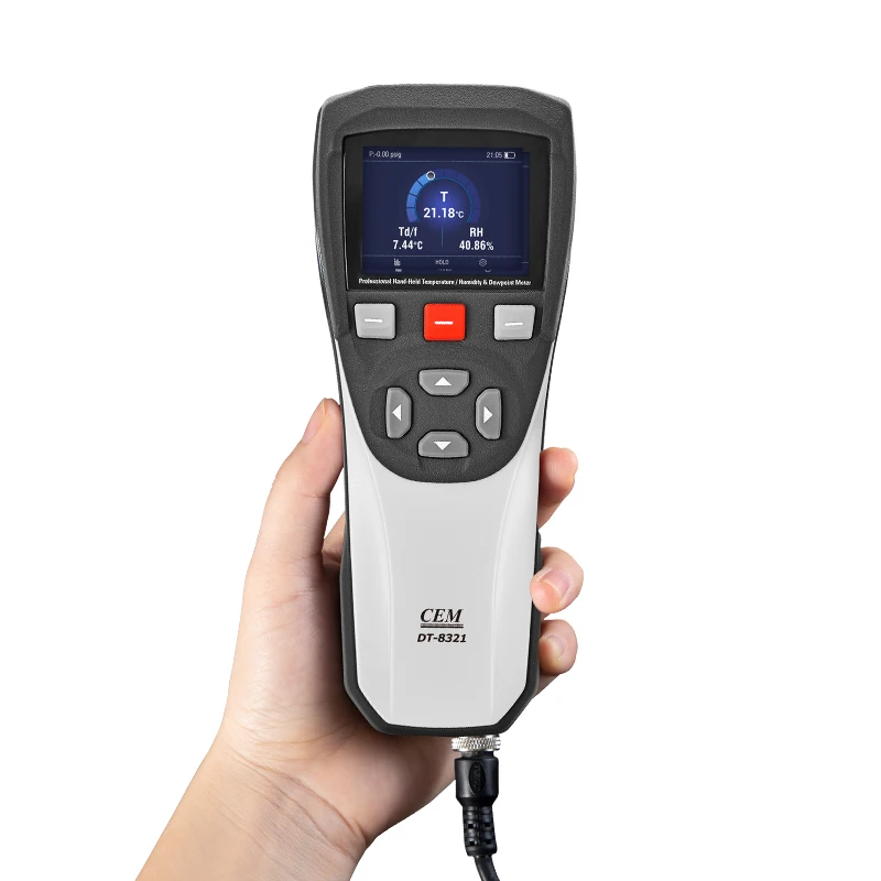 DT-8321  Handheld Data Logging Dew Point Meter for Spot-Checking Applications