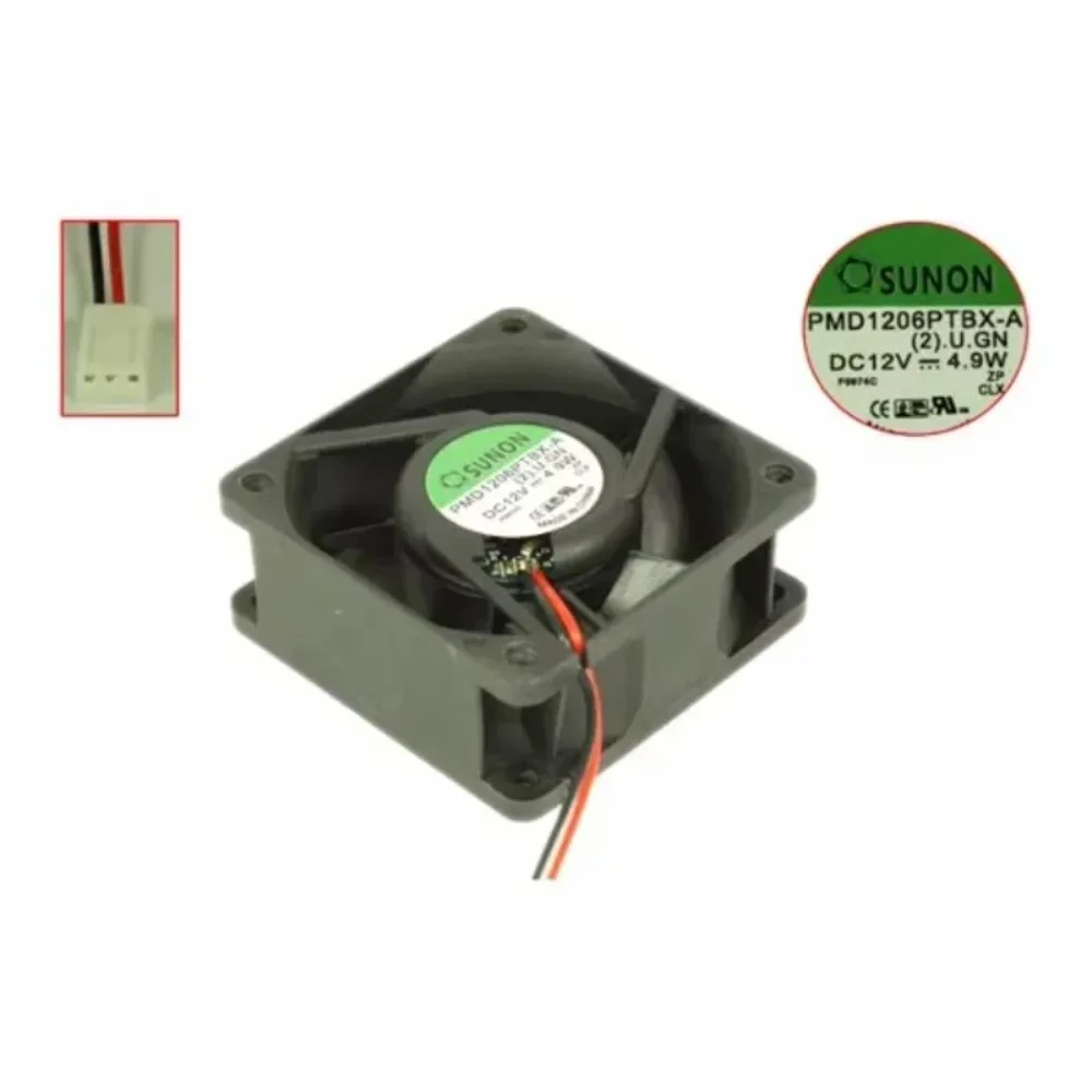 SUNON PMD1206PTBX-A (2).U.GN DC 12V 4.9W 60x60x25mm 2-Wire  Cooling Fan