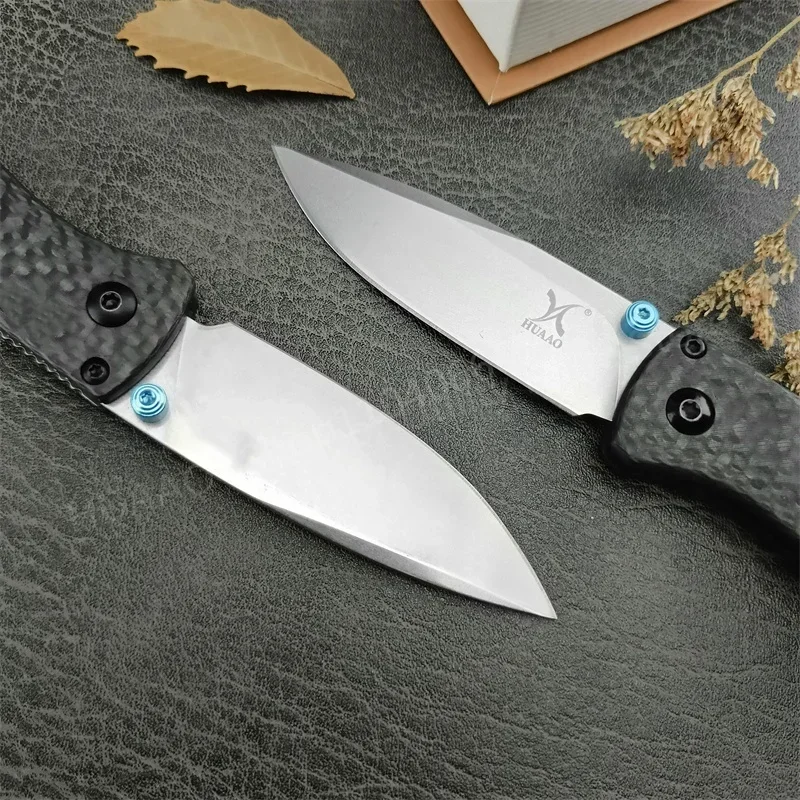 BM 535 533-3 EDC Folding Pocket Knife CPM-S30V Blade Nylon Fiber / Carbon Fiber Handle Outdoor Camping Hiking Tools Gift