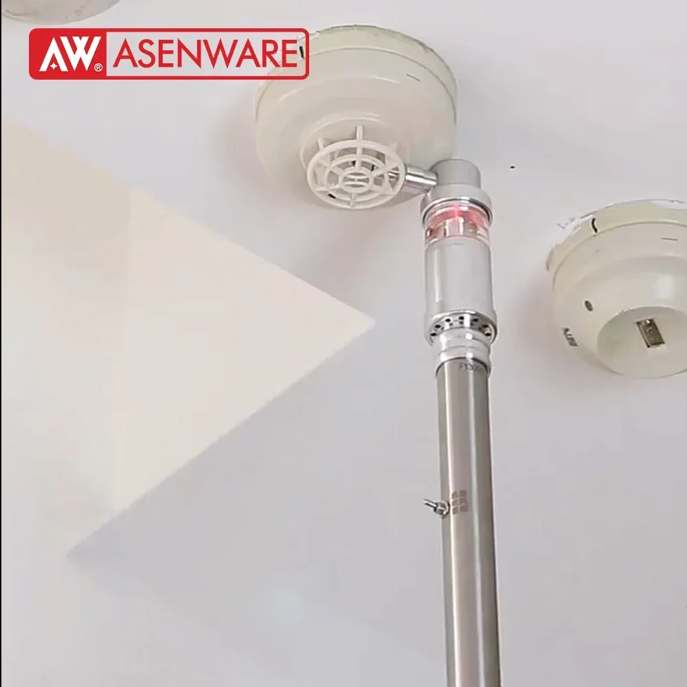 2.5m/3.5/6m Fire Alarm Smoke And Heat Two-in-one Tester Kit