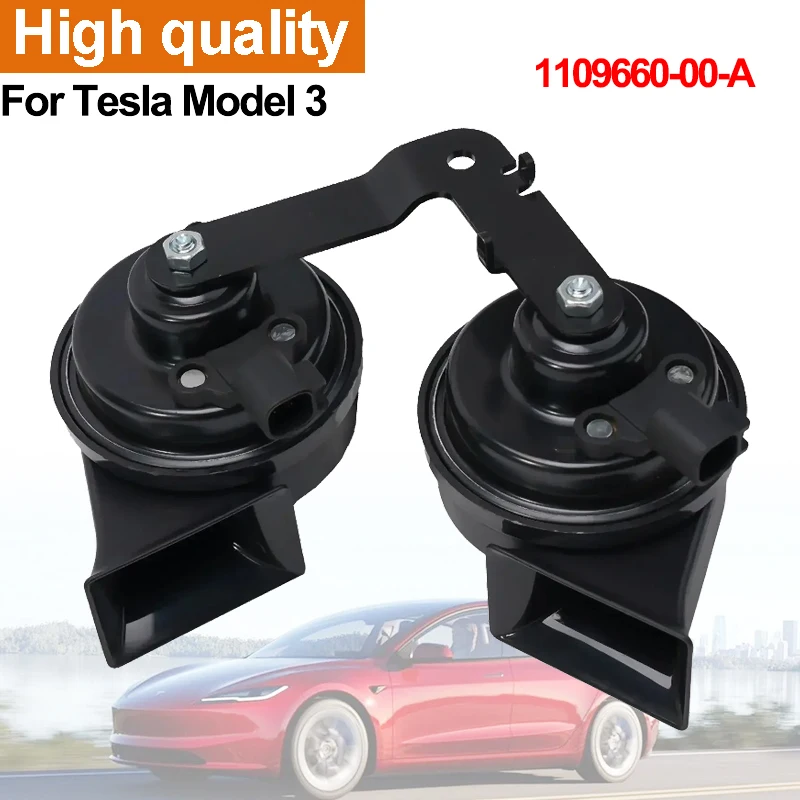 

1109660-00-A Car Horns Replacement Spare Parts Accessories Double Whistle Sound High Quality For Tesla Model 3 Brand New