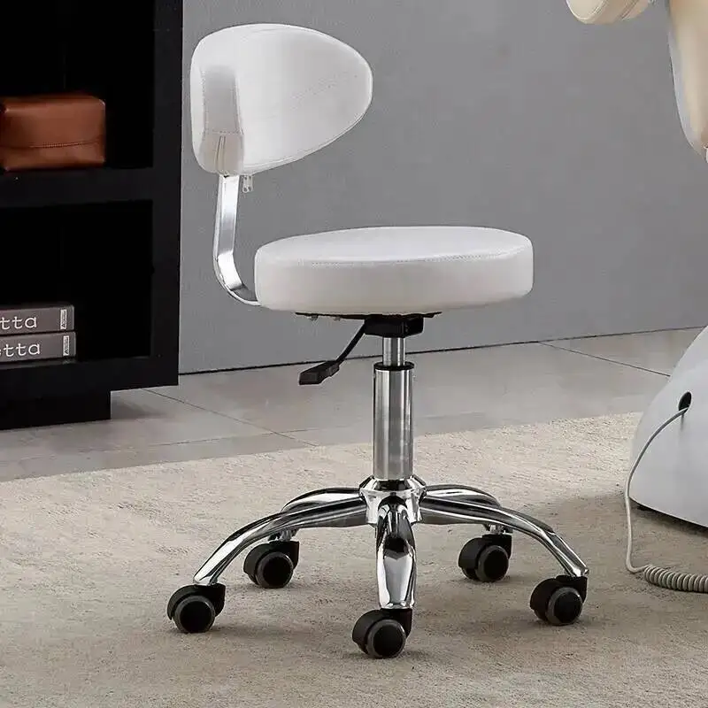 Barber Master Wheels Professional Chair on Tattoo Make Up Office Manicure Barber Chair Hairdresser Chaise Lounges Furniture AA