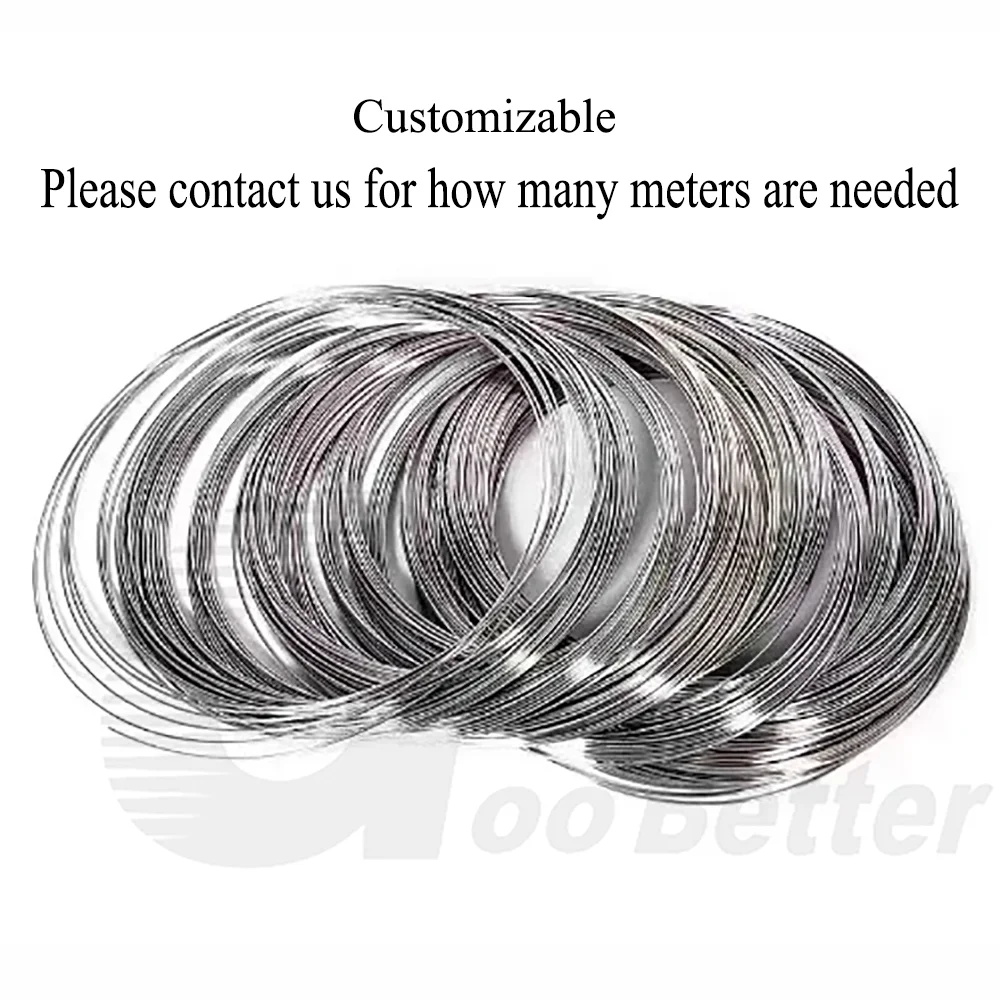 1M 304 Stainless Steel Spring Wire Hard Wire Full Hard Wire Diameter 0.4/0.5/0.6/0.7/0.8/1/1.2/1.5/1.8/2mm Spring Steel Wire