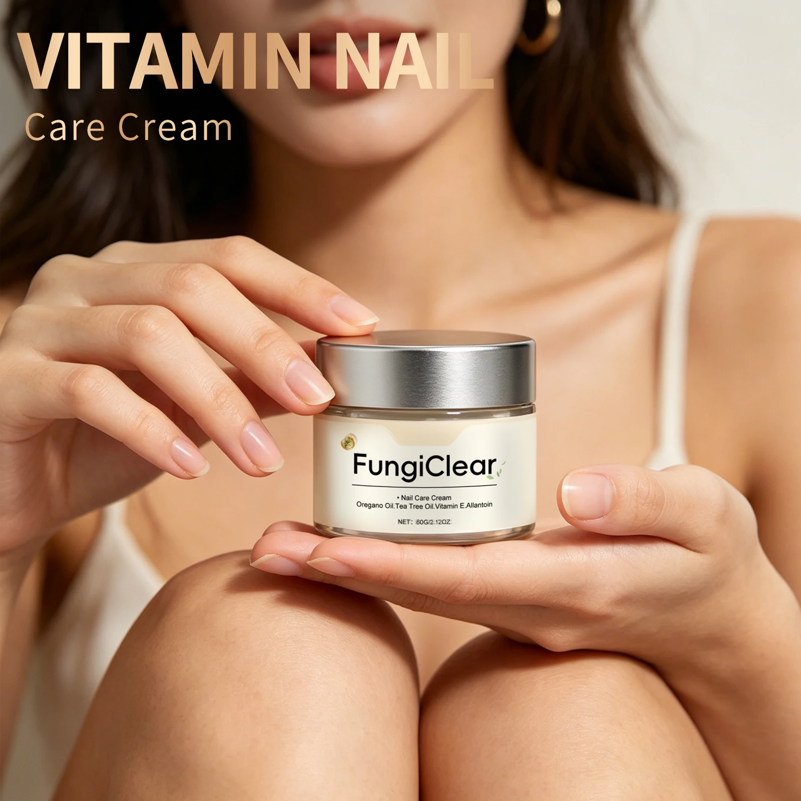 Multi-Purpose Nail Treatment Cream Repair Dryness Toe Care Refreshing Treatment Vitamin Hand And Foot Nails Nourishing Cream 60g