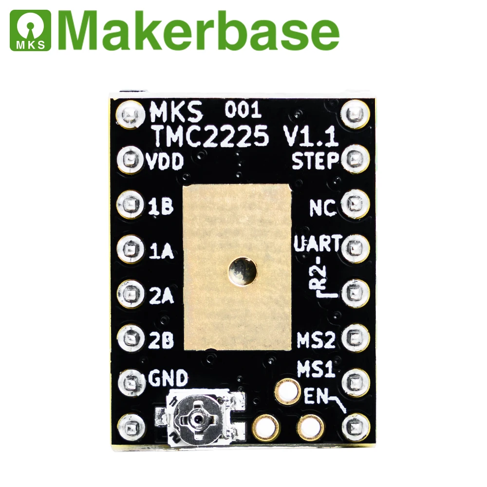 Makerbase MKS TMC2225 2225 step Motor sürücü StepStick 3D yazıcı parçaları ultra sessiz SGen_L Gen_L Robin Nano