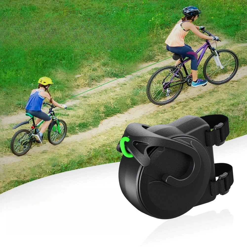 

Bicycle trailer traction device Parent-child bicycle trailer rope