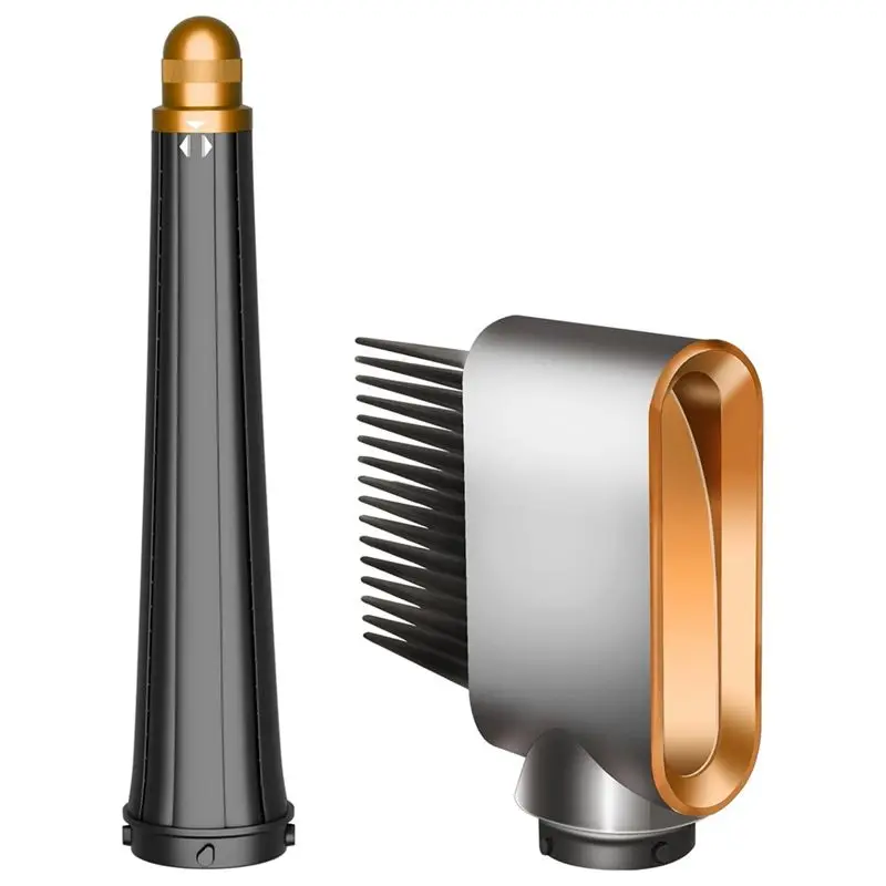 

A04V For Dyson Airwrap HS01 HS05 Auto-Wrap Curling Iron 20MM-36MM Hair Long Conical Barrel& Wide-Tooth Comb Attachment Set