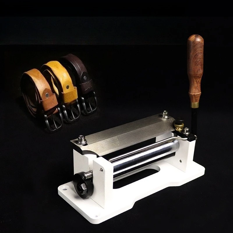800P Manual Leather Belt Peeler, Vegetable‑Tanned Leather Skiving Tool For Leather Craft Processing