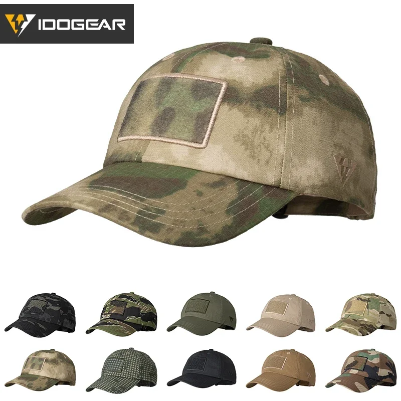 IDOGEAR Tactical Baseball Cap with Memory Visor and Quick Dry Fabric  Waterproof, Sweat-Resistant, Adjustable for Daily Outdoor