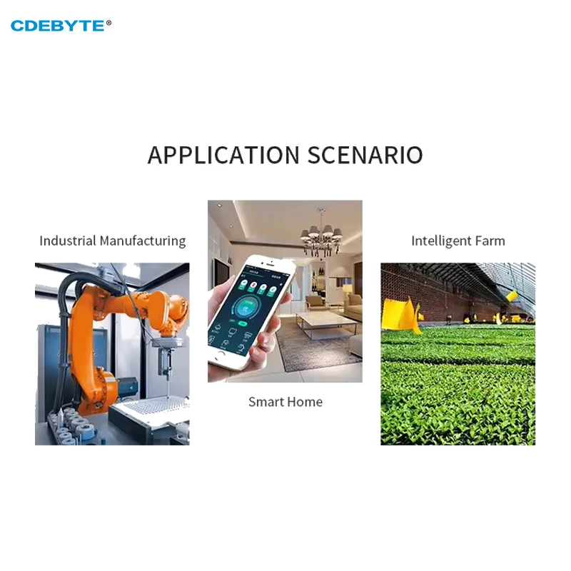 NRF52832 2,4 GHz BLE 4,2 5,0 IO Puerto 4dBm SMD PCB antena Ebyte MÓDULO DE E73-2G4M04S1B CE FCC RoHs certificado