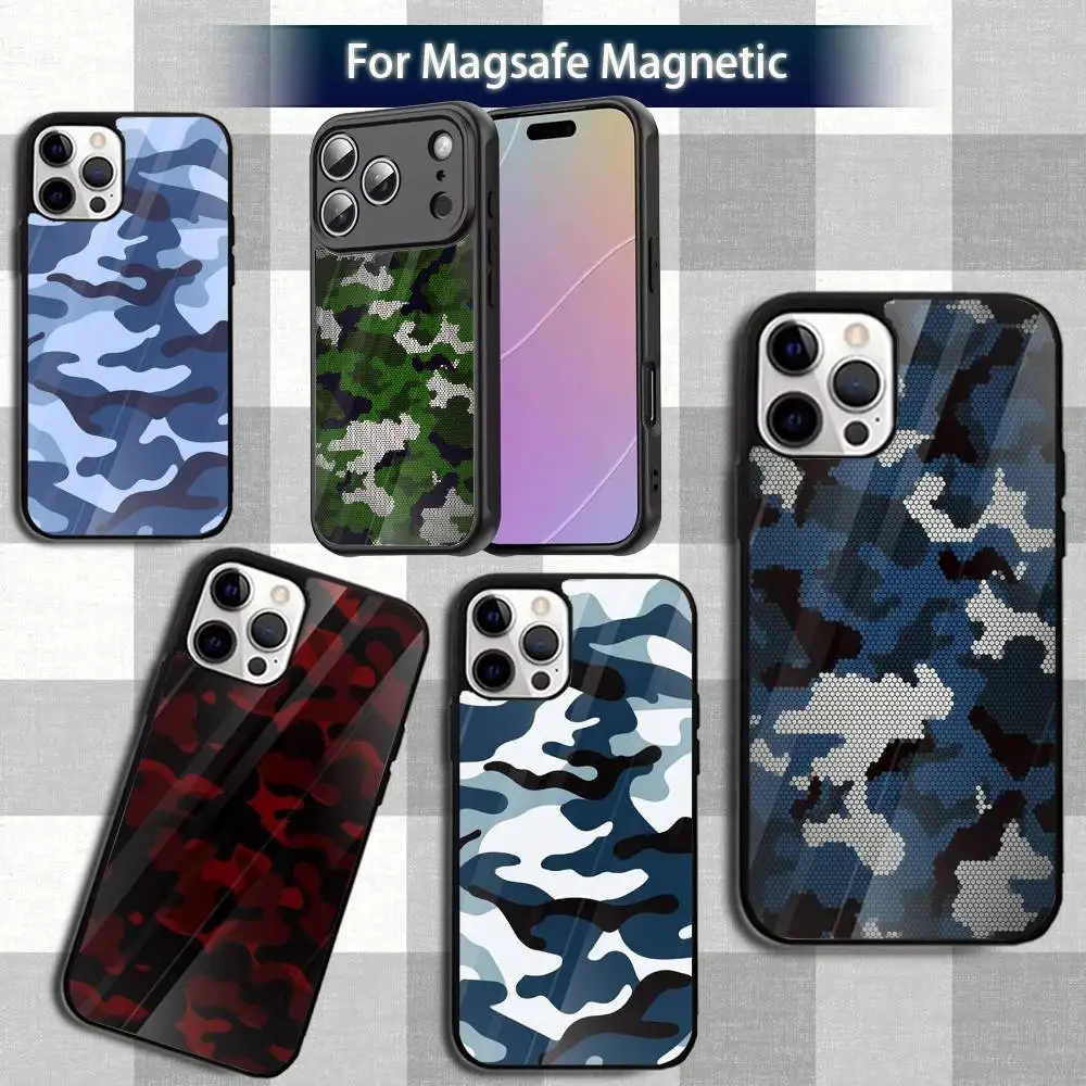 

Fashion COOL CamouflageS Phone Case For iPhone 13,12,15,17,11,16,14,Pro,Max,Plus,Mini,Magsafe,Magnetic Wireless Charging Case