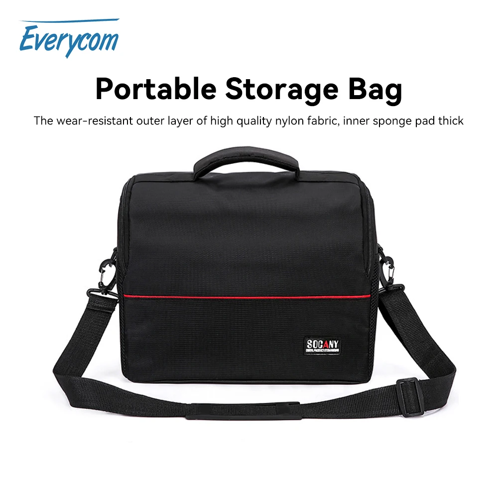 Projector Storage Bag Suitable For Xiaomi Projectors Wanbo Mozat  HY300 Multifunctional Black Bag Portable Box Projector