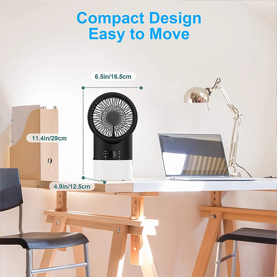 Hot Sale Portable Air Conditioning Small Personal Climate Charging Mini Humidifier Air Cooler Fan
