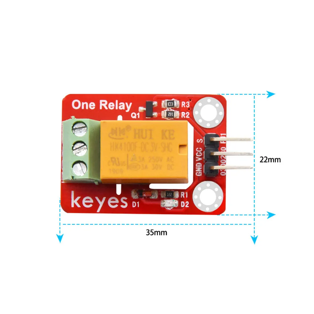 1 Pc 50-120MA 1 Channel High Level Trigger Current Conversion Board 3V Single-way Relay Module Relay Board For Arduino