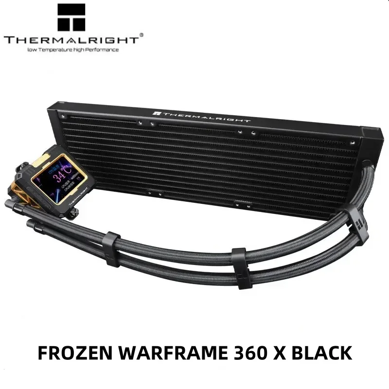 Thermalright-radiador frío y agua todo en uno FROZEN WARFRAME 360 X sin ventilador, pantalla LCD de 2,4 pulgadas, compatible con LGA1700/AM5