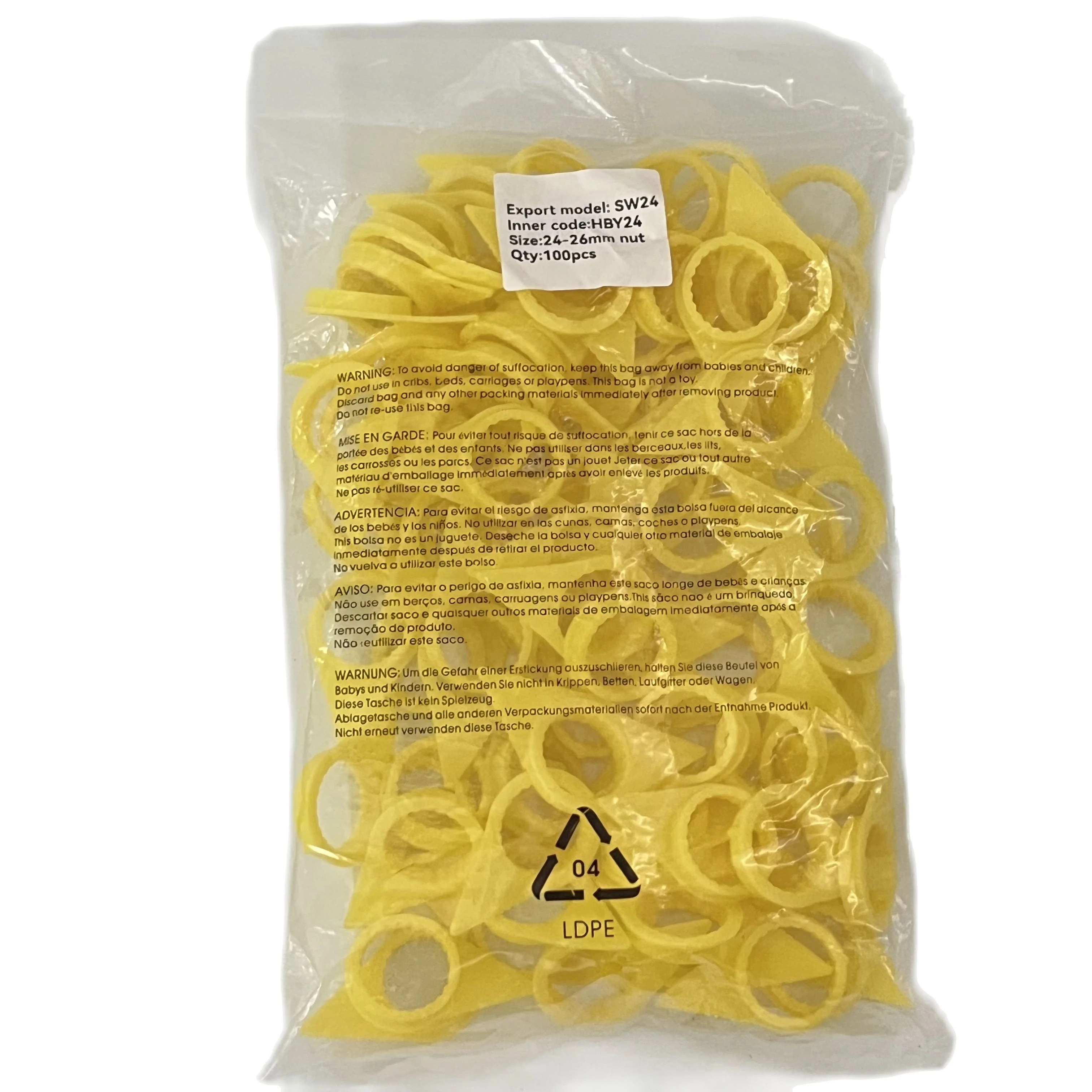 

Кольцо индикатора гайки колеса, свободное SW24 PU 100 шт. для автомобильных аксессуаров NUT 24/25/26 мм