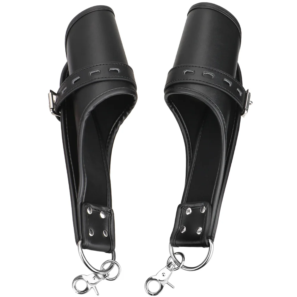 Menottes de suspension de poignet de rinçage en cuir pour femmes, sangle de bondage sexuel, jouets sexuels de retenue, 7.0