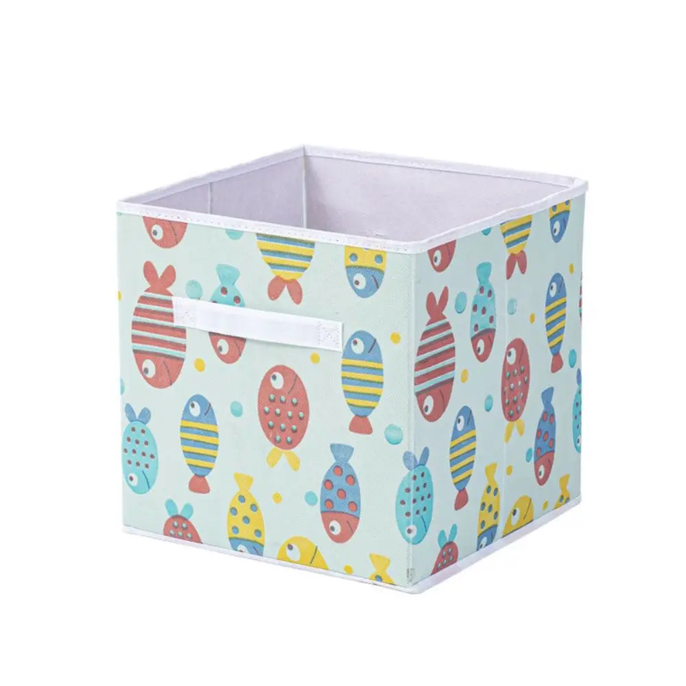 Collapsible Cube Storage Bin Non Woven Fabric Storage Box Home Organizer Drawer Kid Toy Storage Cabinet Drawer Organization