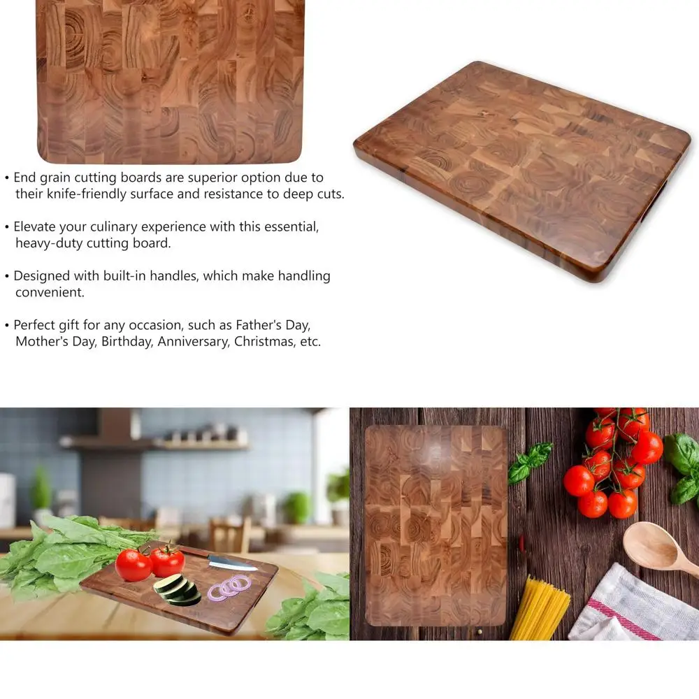 

Прямоугольная разделочная доска из дерева акации: универсальная поверхность для сервировки и подготовки