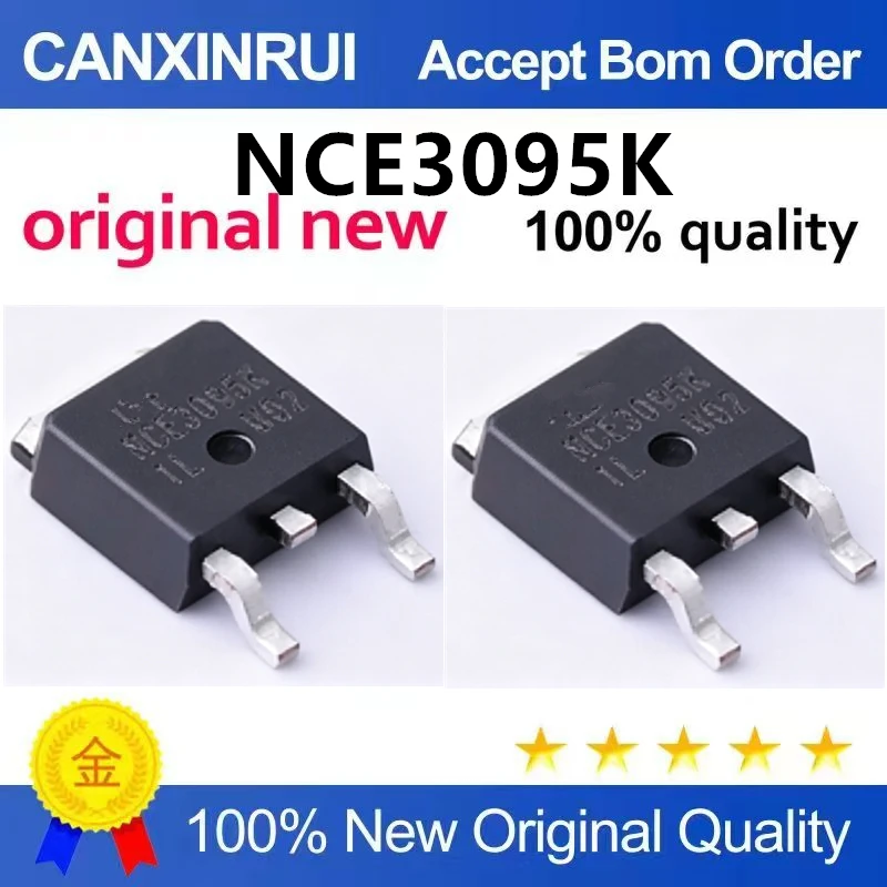 （5pcs-10pcs）Original NCE3095K TO-252-2 N-channel 30V 95A Enhanced Power MOSFET Field Effect Transistor