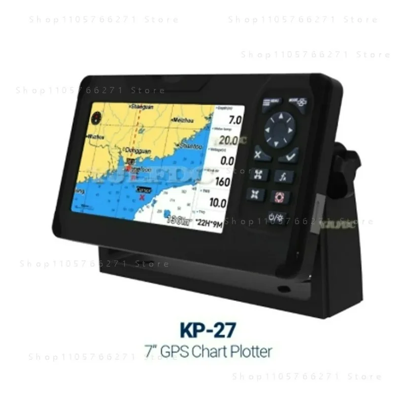 KP-27 7-inch Marine GPS Chart Plotter Marine GPS SBAS Navigator Locator Display Function Ship Boat Marine Navigator