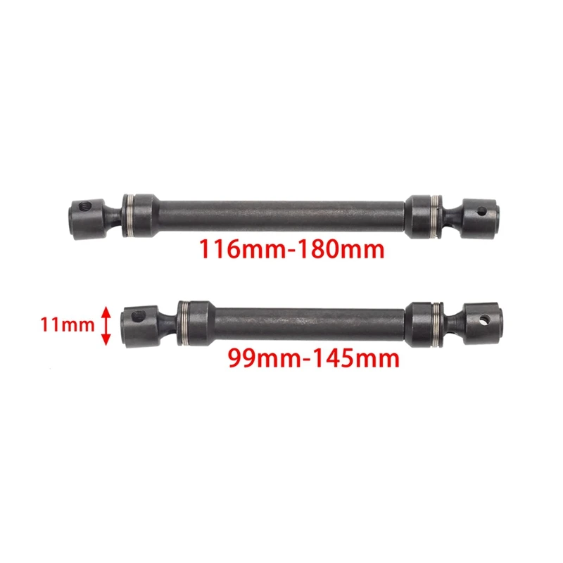 2Pcs Heavy Duty CVD Drive Shaft For 324MM Wheelbase Traxxas Trx-4 Trx4 1/10 RC Crawler Upgrade Parts Accessories