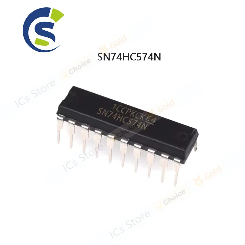10PCS new and original 74HC574 74HC574N DIP SN74HC574 DIP-20 SN74HC574N