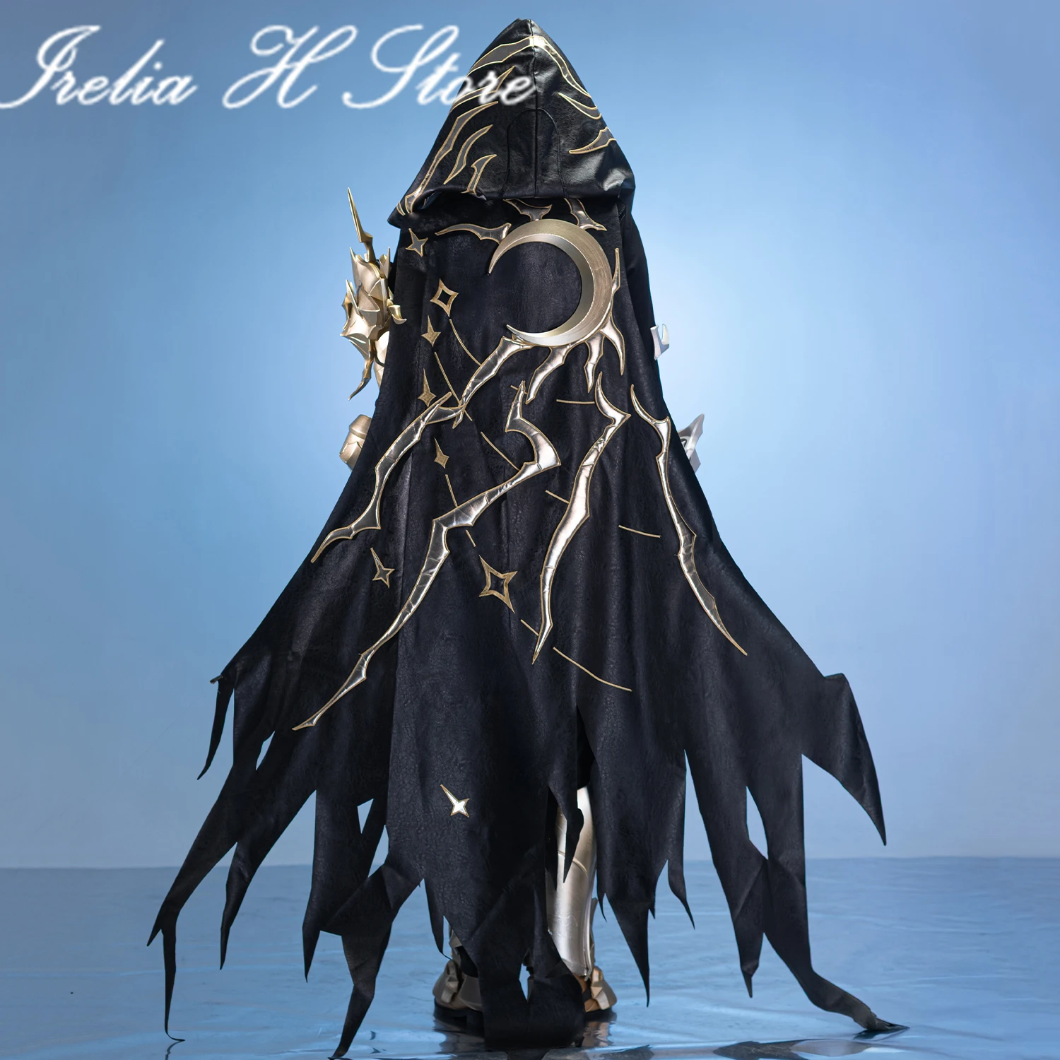 Honkai의 Irelia H Pie-non: 남자 할로윈 케이프를 위한 스타 레일 Pie-non 코스프레 의상