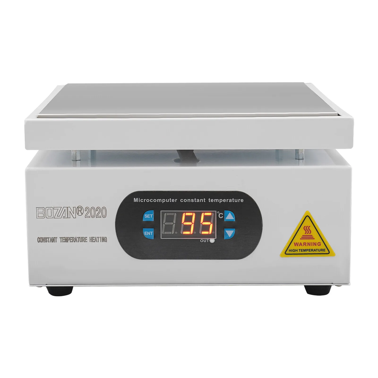 Plaque chauffante électrique à micro-ordinateur 700W et station de préchauffage de circuits imprimés, plateforme chauffante thermostatique numérique 20x20cm pour la réparation de BGA d'écrans de téléphone