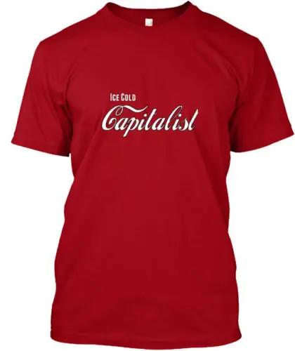 Ice Cold Capitalist T-Shirt Made in the USA Size S to 5XL