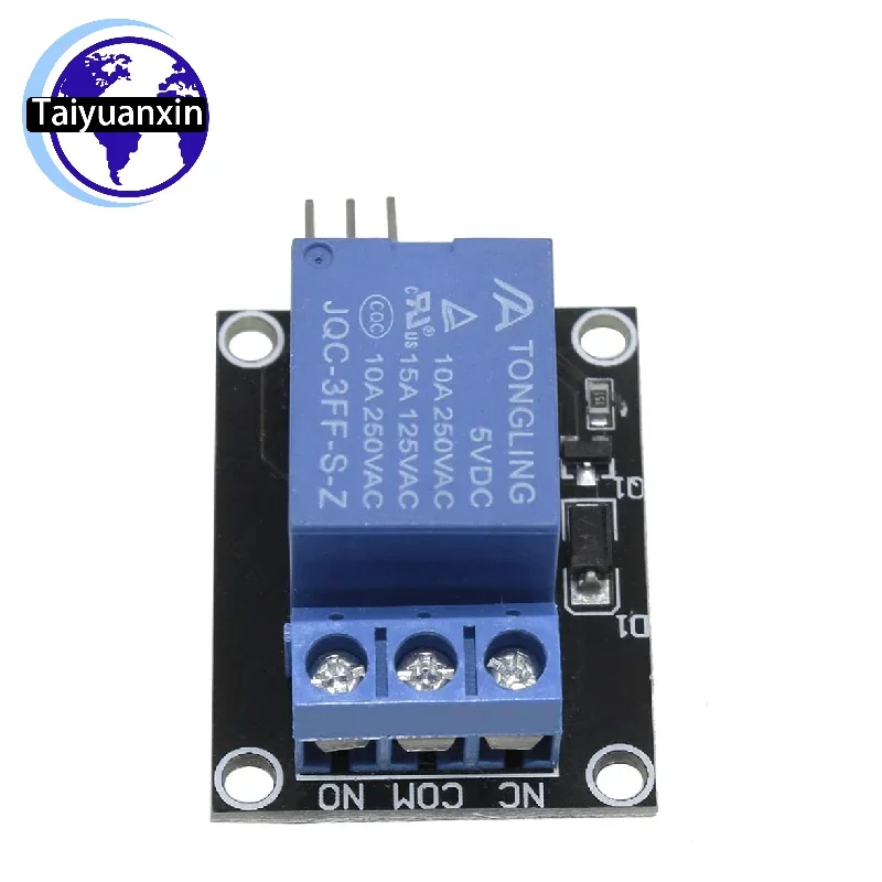 1PCS~5PCS KY-019 DC5V 1channel Relay Module for Arduino Raspberry Pi PIC + 3PCS 10CM 10Pin Dupont Line for Arduino Relay