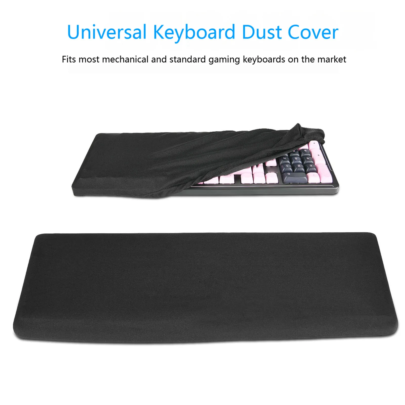 Dustproof Protective Sleeve Keyboard Dust Cover Stretch Fabric Soft Covers Compatible with Computer Gaming Mechanical Keyboards