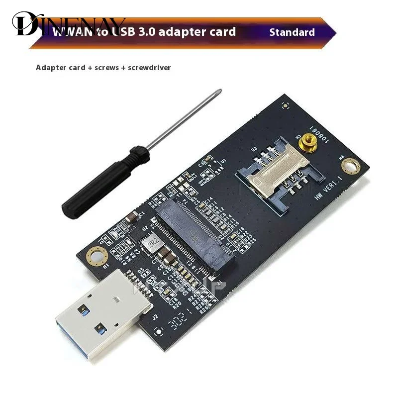 1 Set DW5821E M2-NGFF DW5811e DW5816E EM7455 L860-GL USB3.0 Expansion Card For 3G/ 4G/ 5G LTE Module M2 USB Adapter
